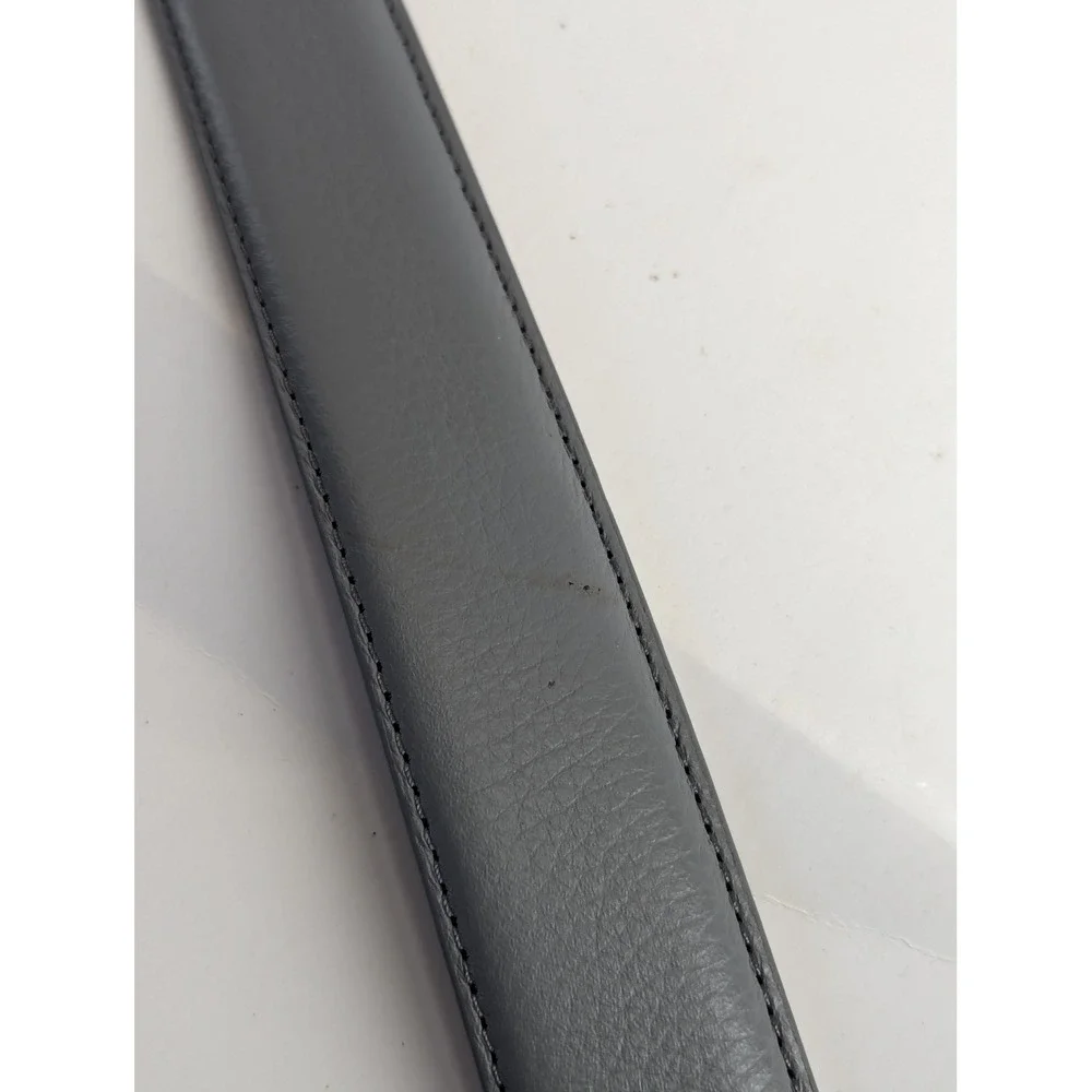 Greg Norman Mens Wedgewood Blue Leather Golf Belt Size 44 6710500 NWT